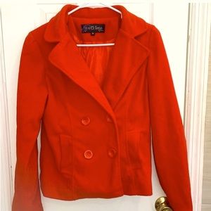 Great condition! Ci Sono orange fall/winter coat size Medium